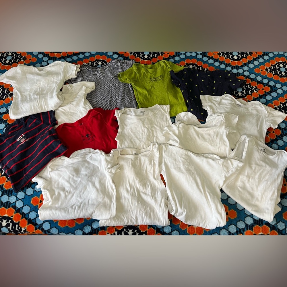 Carters Baby Boy Cotton Onesie’s